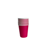 VASO POLIPAPEL COLOR FUCSIA X10